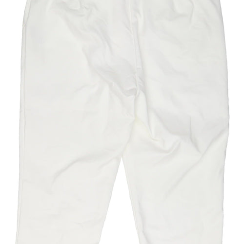 Marks and Spencer Women Ivory Trousers, Size 22