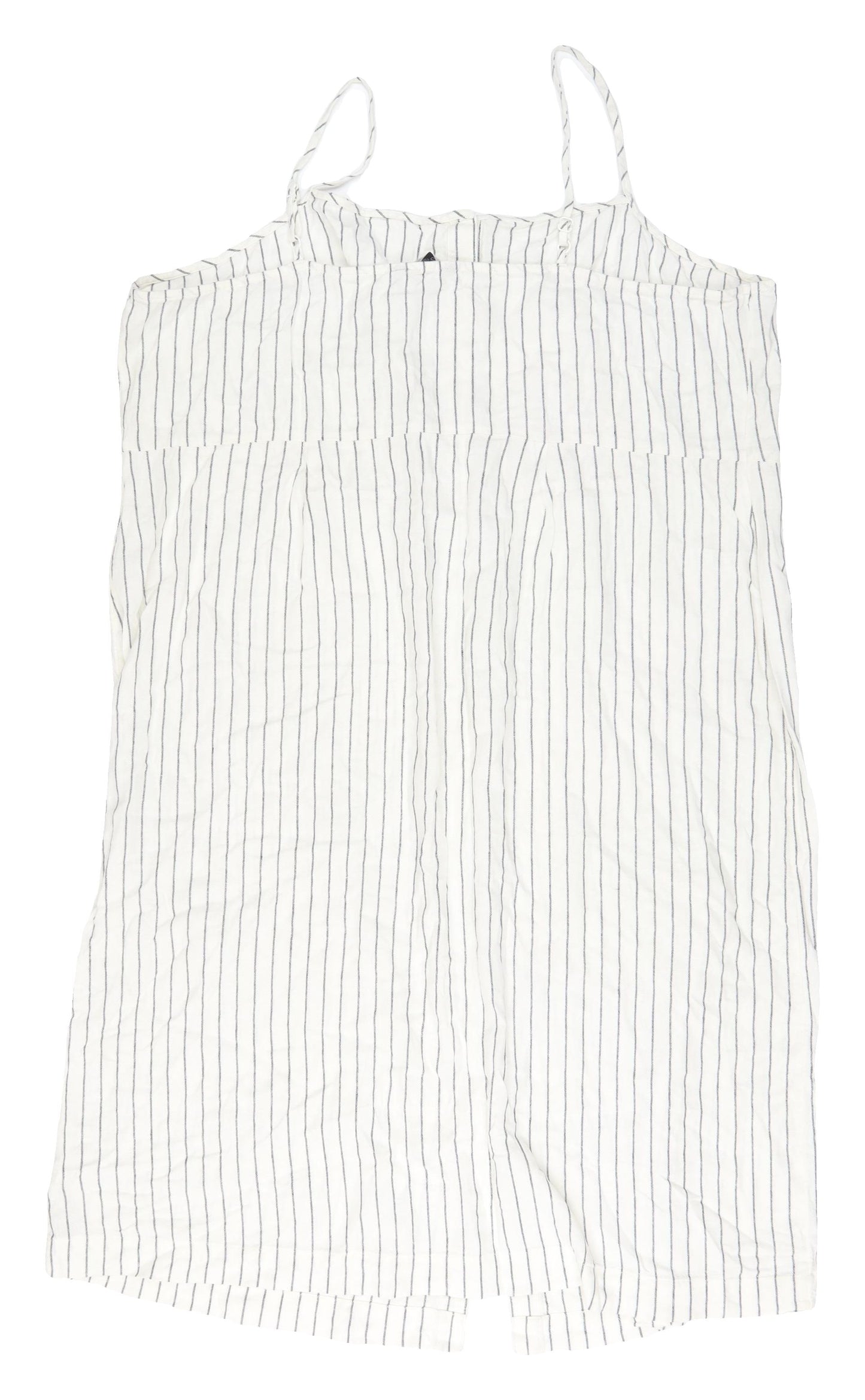 Marks and Spencer Women's Ivory Striped Shift Dress Size 24