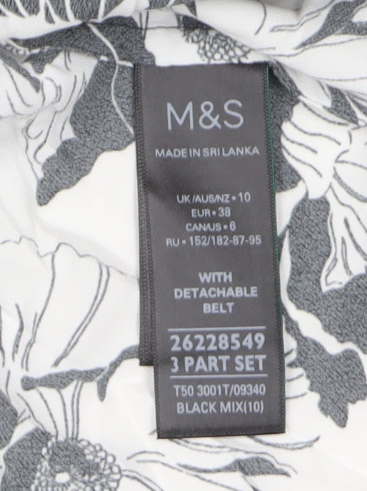 Marks and Spencer Women's Floral Midi Shift Dress