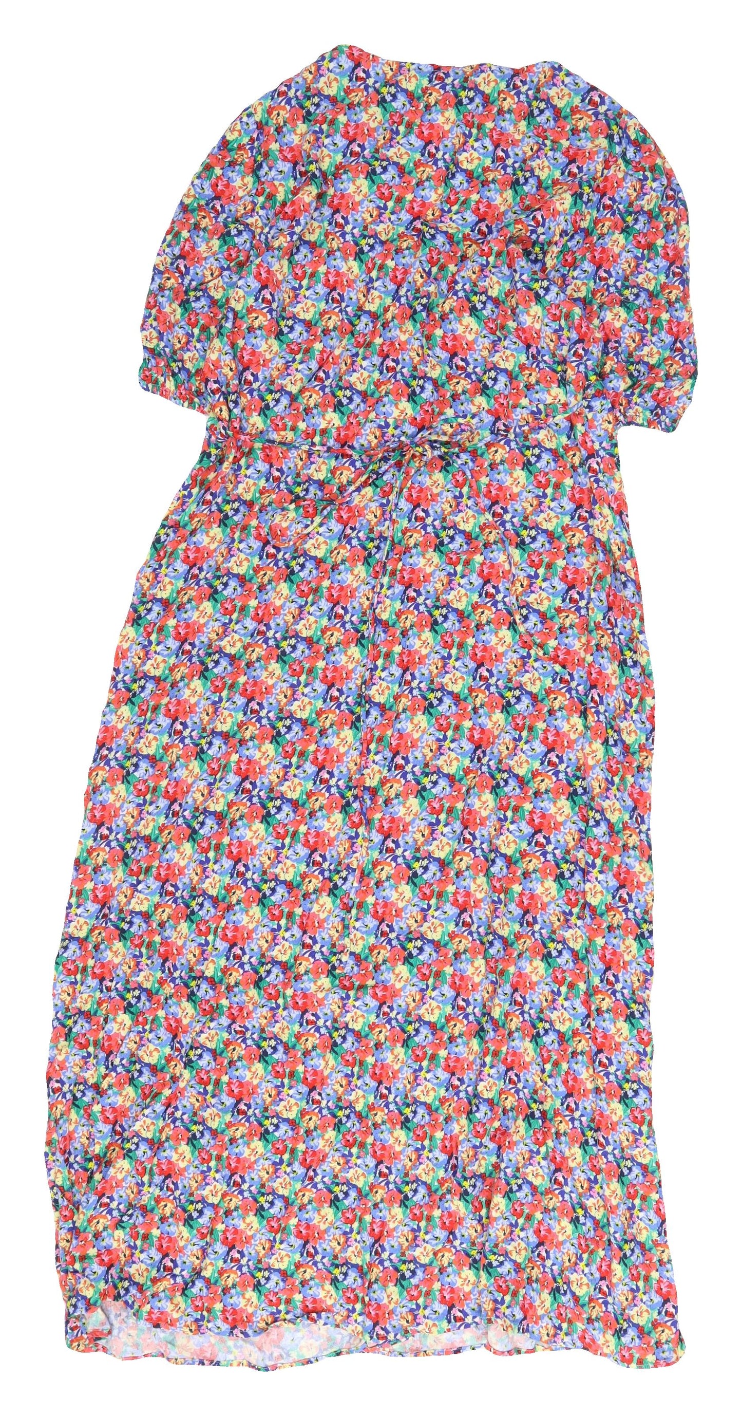 Marks and Spencer Women's Multicoloured Floral Shift Dress Size 16