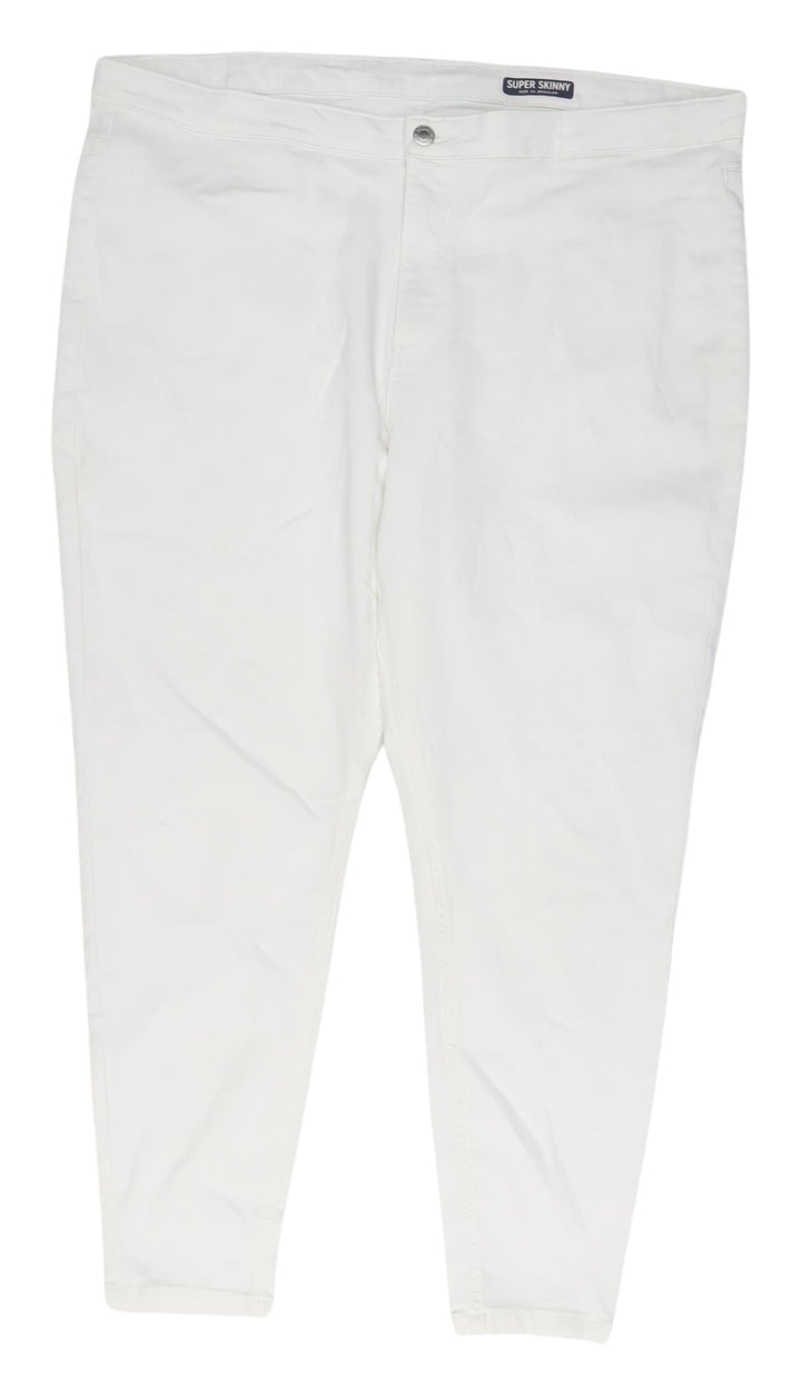 Marks and Spencer Women's White Skinny Jeans Size 24