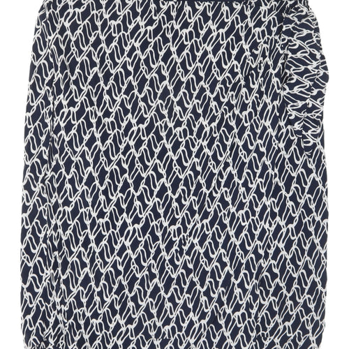 Marks and Spencer Women's Navy Geometric Pencil Skirt