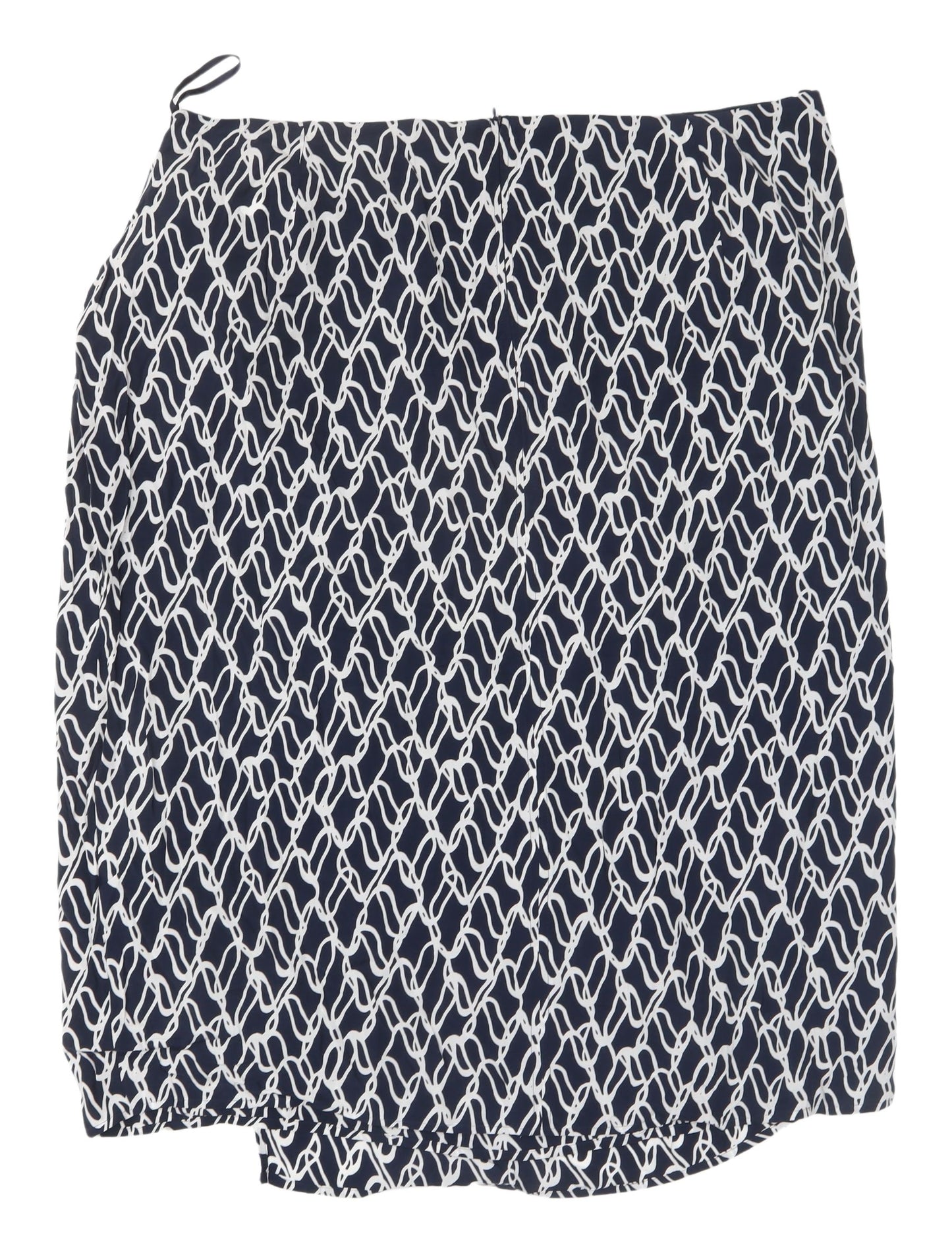 Marks and Spencer Women's Navy Geometric Pencil Skirt