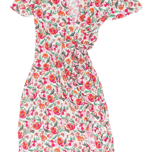 Marks and Spencer Women's Floral Wrap Dress Size 6
