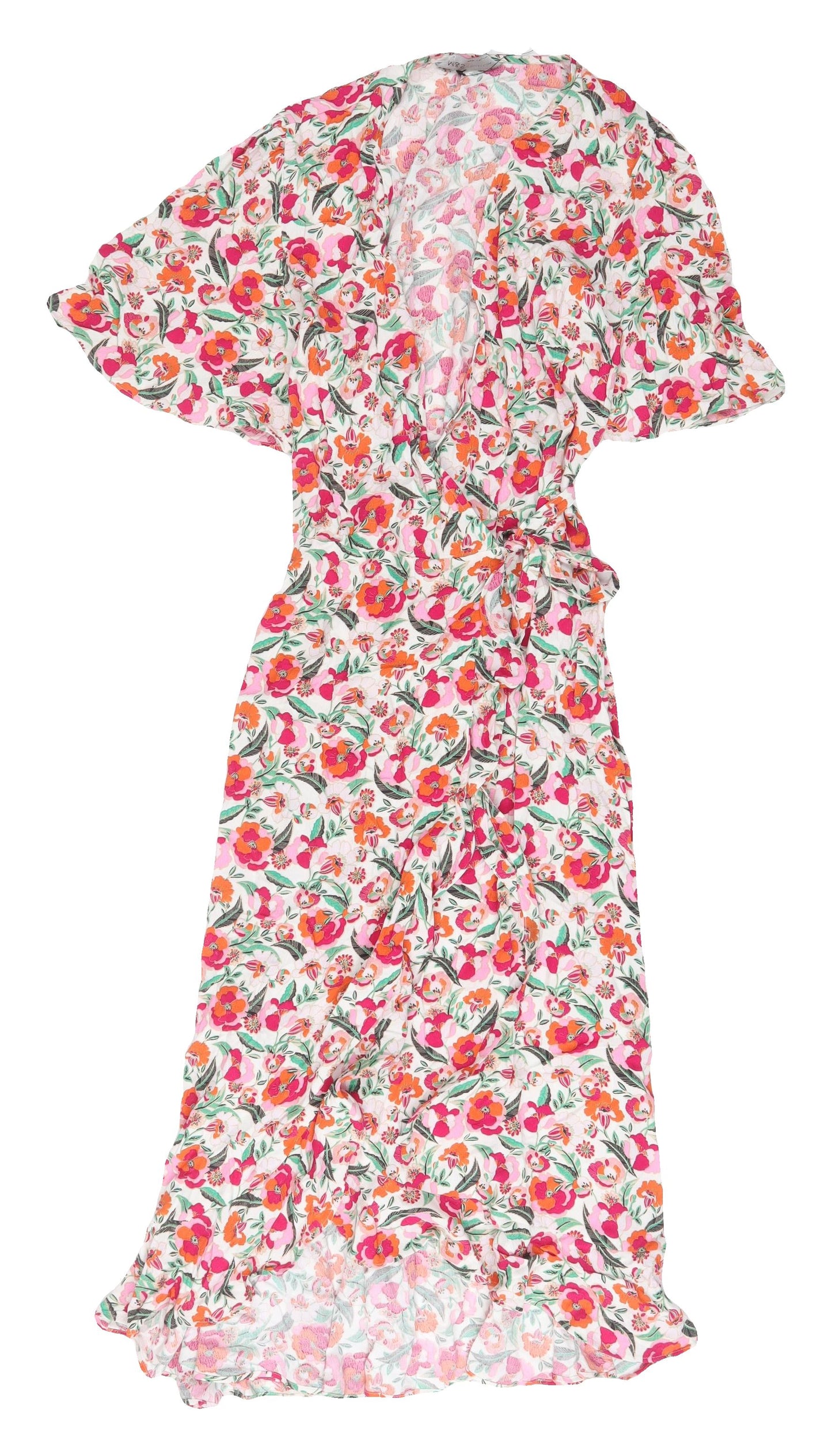 Marks and Spencer Women's Floral Wrap Dress Size 10