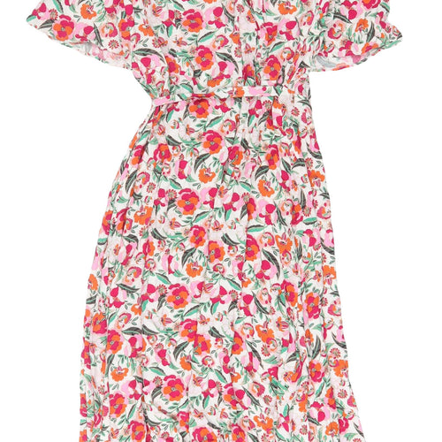 Marks and Spencer Women's Floral Wrap Dress Size 10