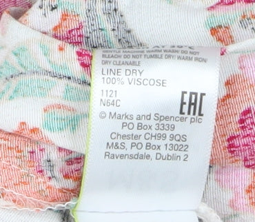 Marks and Spencer Women's Floral Wrap Dress Size 10