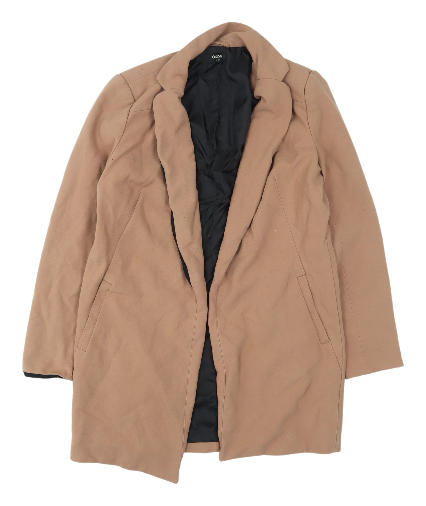 Oasis Beige Women's Overcoat Size 12