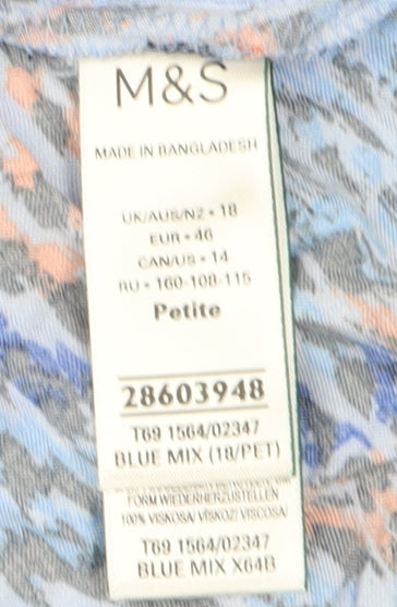 Marks and Spencer Women's Animal Print Shirt Dress