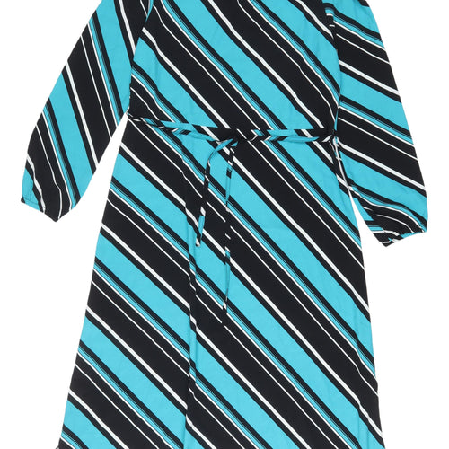 Marks and Spencer Women's Striped A-Line Dress, Size 8