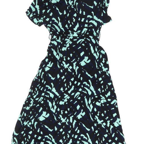 Marks and Spencer Women's Green Long Shirt Dress Size 8