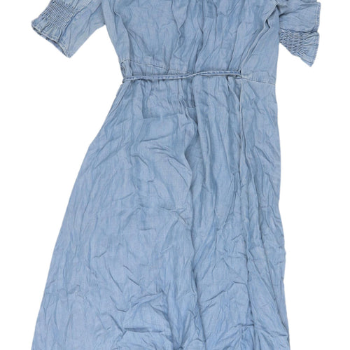 Marks and Spencer Women's Blue Wrap Dress Size 8
