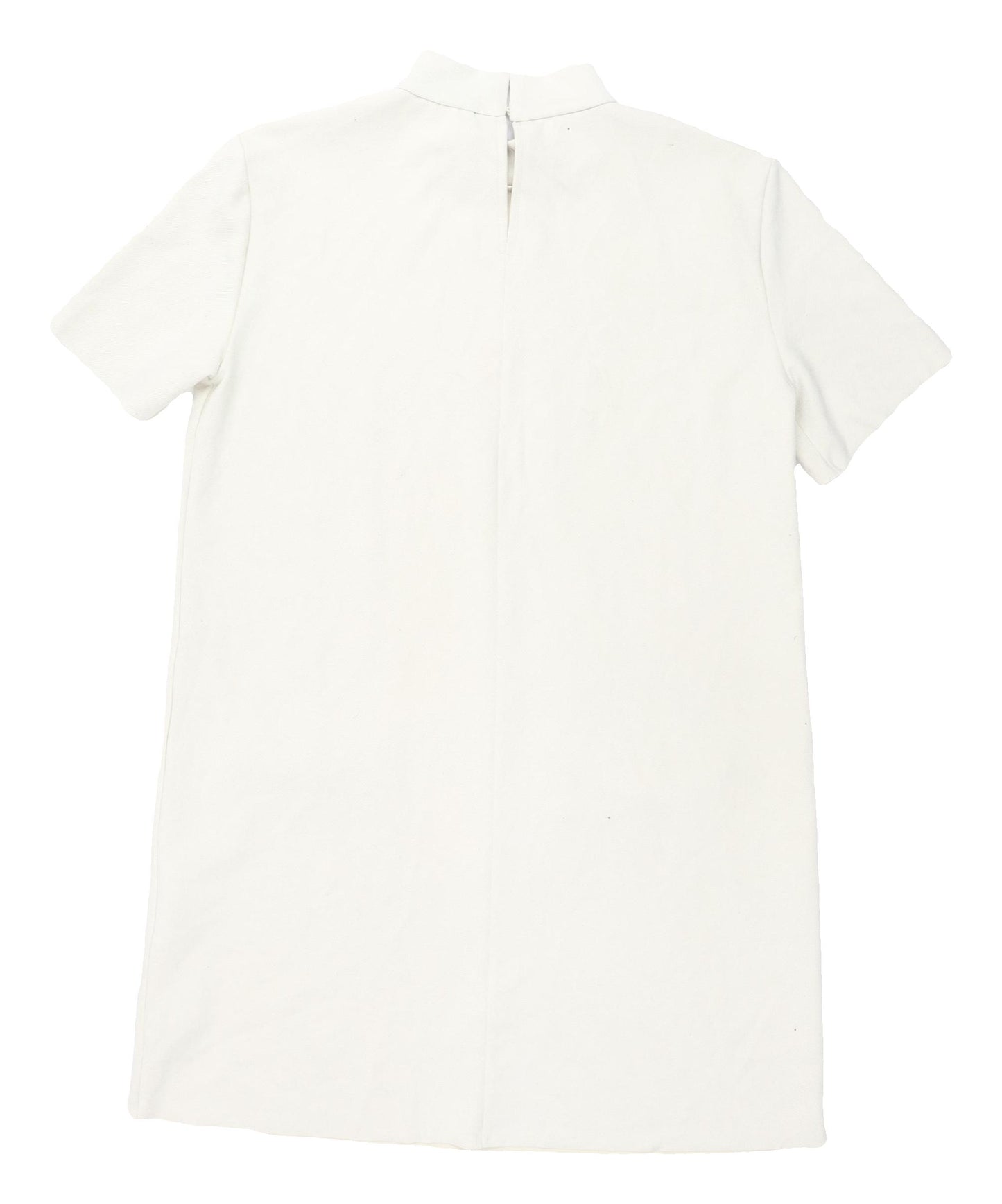 Zara Women's White Shift Dress Size 12