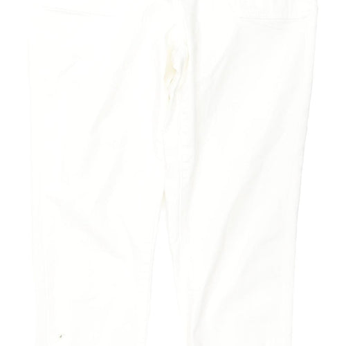 Marks and Spencer Women's Ivory Regular Fit Jeans