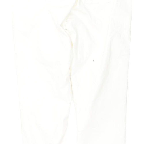Marks and Spencer Women's Ivory Regular Fit Jeans