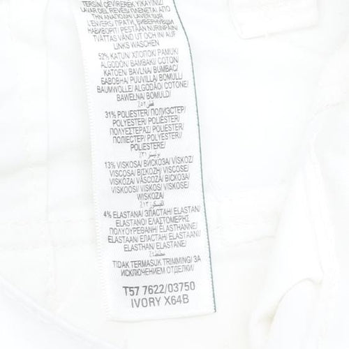 Marks and Spencer Women's Ivory Regular Fit Jeans
