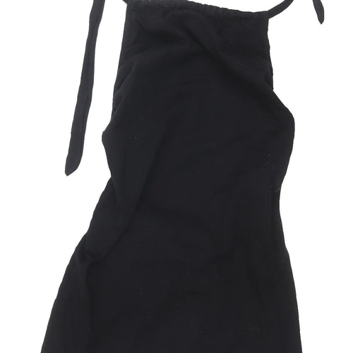 Motel Women's Black XS Halter Bodycon Dress