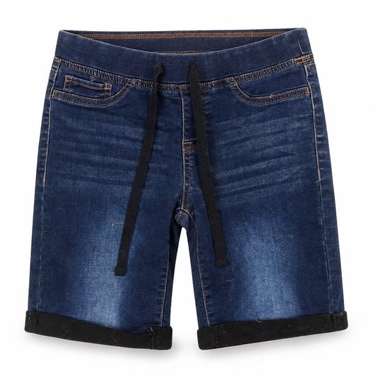 No Boundaries Boys Blue Denim Bermuda Shorts Size S