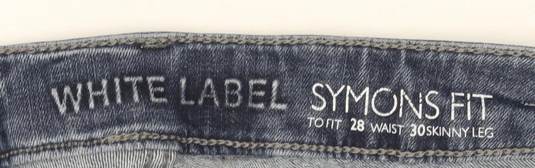 White Label Women's Blue Skinny Jeans Size 10