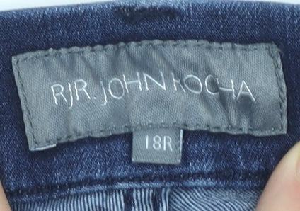 RJR John Rocha Blue Straight Jeans Women Size 18