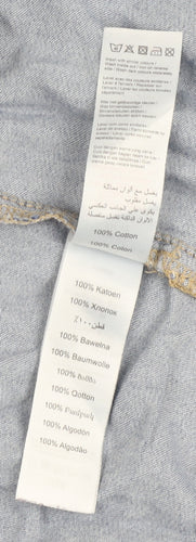 New Look Women Blue Denim Shirt Dress Size 14