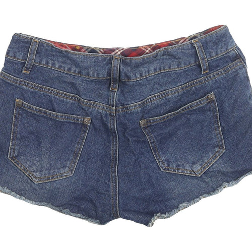 YES YES Women's Blue Cut-Off Denim Shorts Size 10