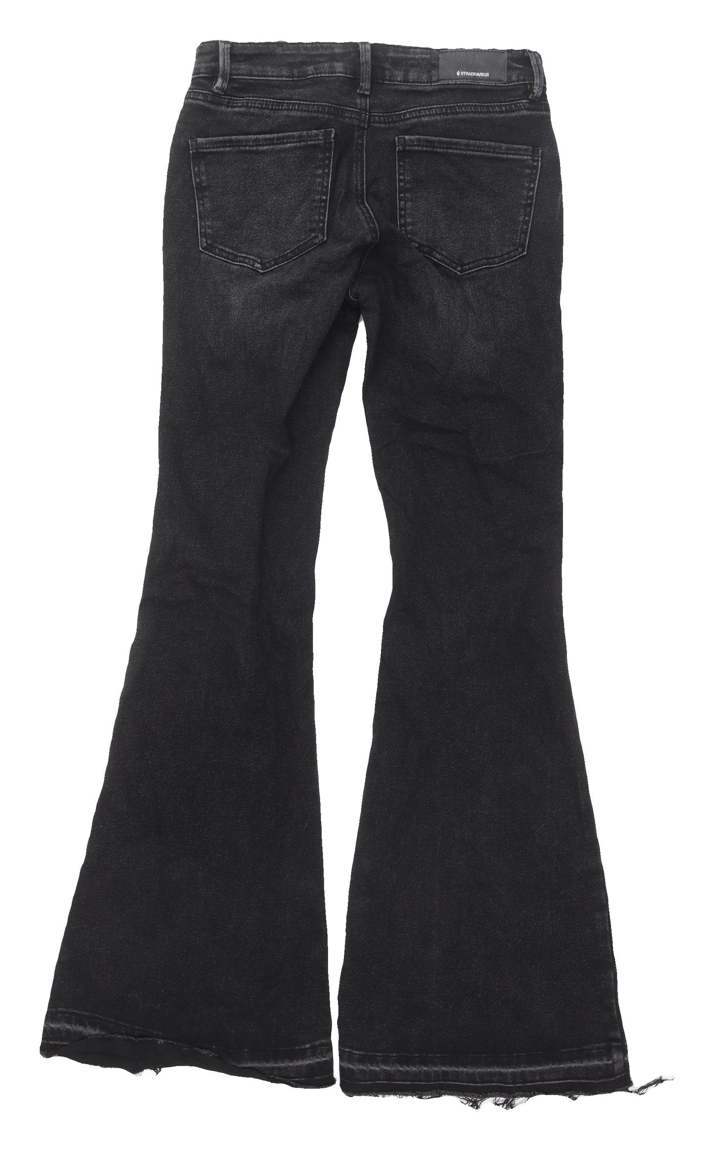 Stradivarius Women’s Black Flared Jeans Size 10