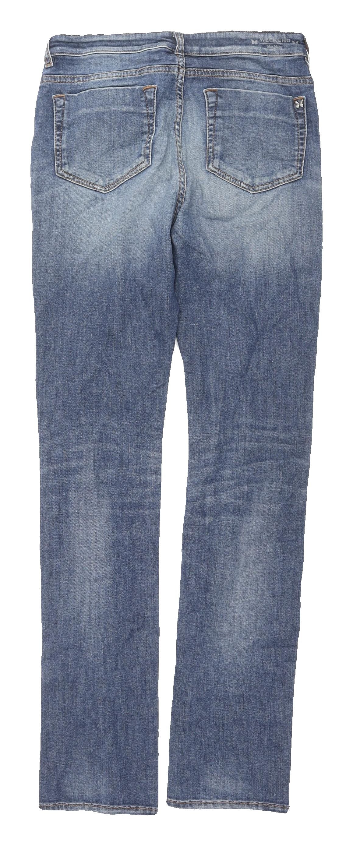 MaxMara Women's Blue Slim Jeans Size 10