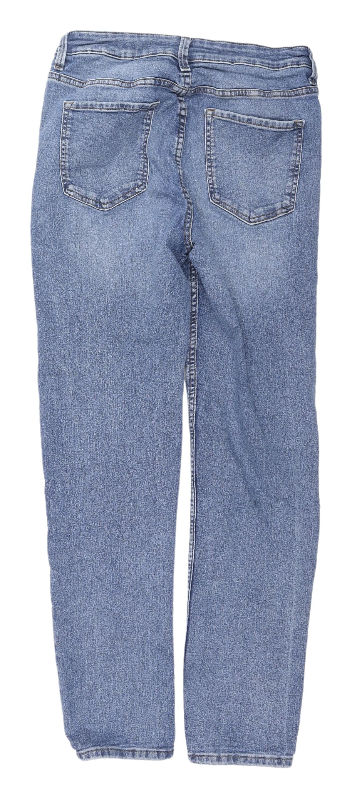 Marks and Spencer Women's Blue Straight Jeans