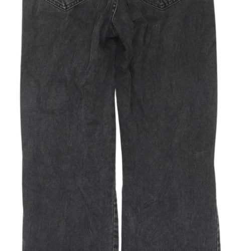 Stradivarius Women's Black Straight Jeans Size 8