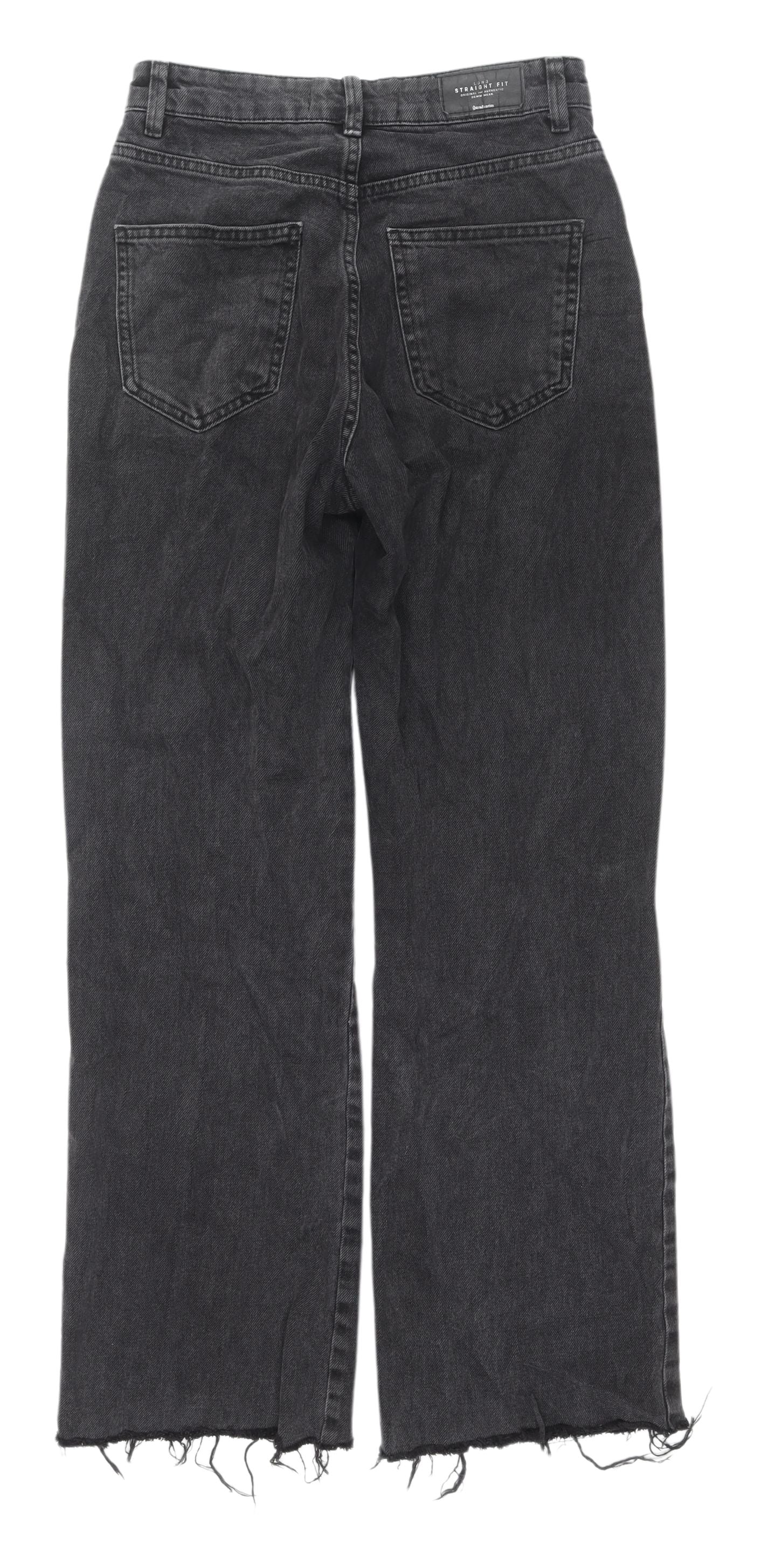 Stradivarius Women's Black Straight Jeans Size 8