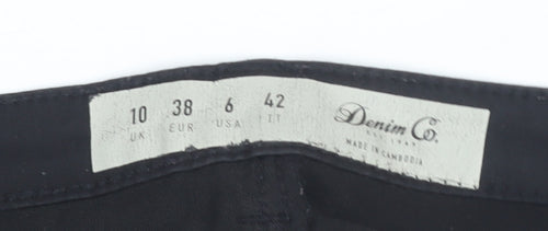 Denim Co. Women's Black Skinny Jeans - Size 10