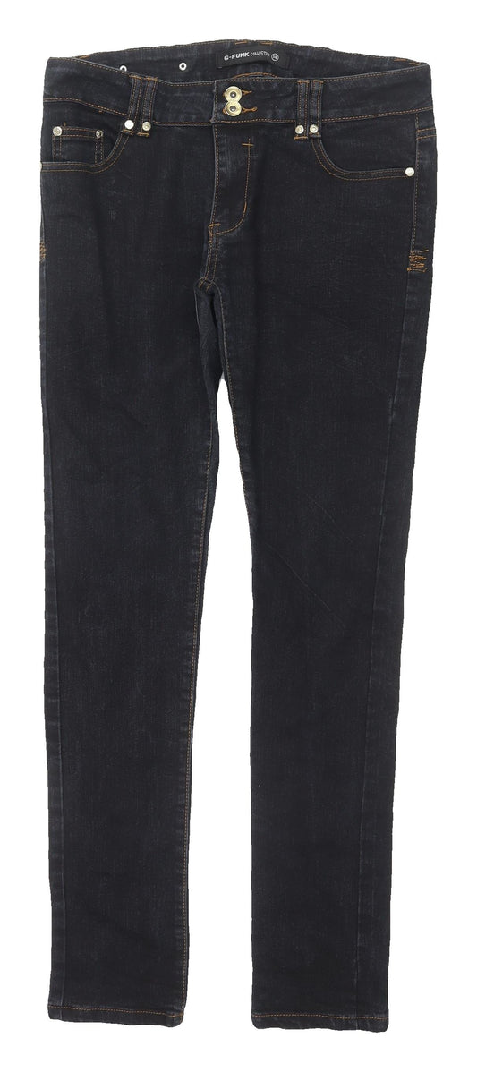 G-Funk Collection Women's Black Skinny Jeans Size 14