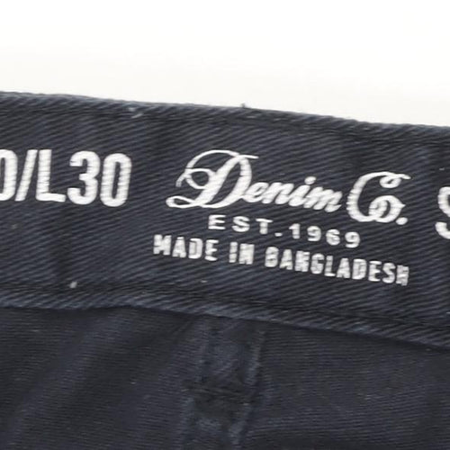 Denim Co. Men's Slim Blue Jeans with Stretch, Size M