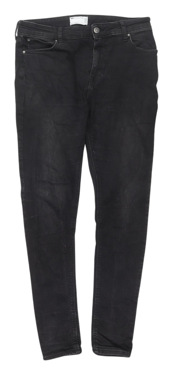 ASOS Black Women's Skinny Jeans, Size 32, Stretch Fit