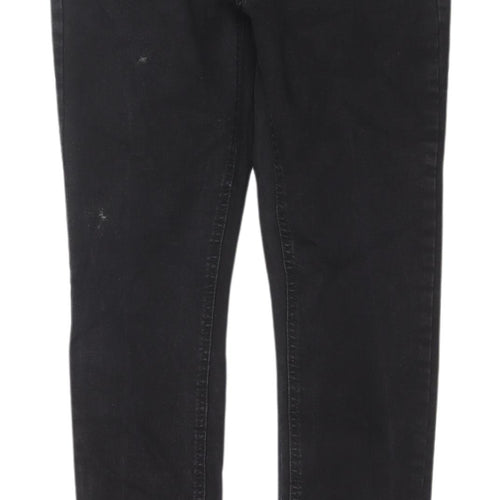 Denim 365 Women's Black Skinny Jeans - Size 10, Mid-Rise, Stretch