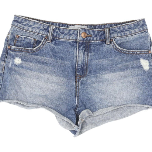 New Look Women’s Blue Hot Pants Denim Shorts Size 10