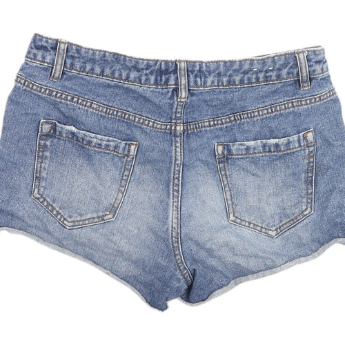 New Look Women’s Blue Hot Pants Denim Shorts Size 10