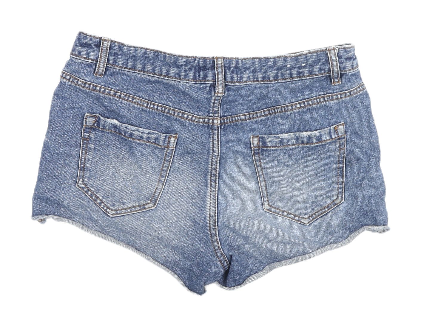 New Look Women’s Blue Hot Pants Denim Shorts Size 10