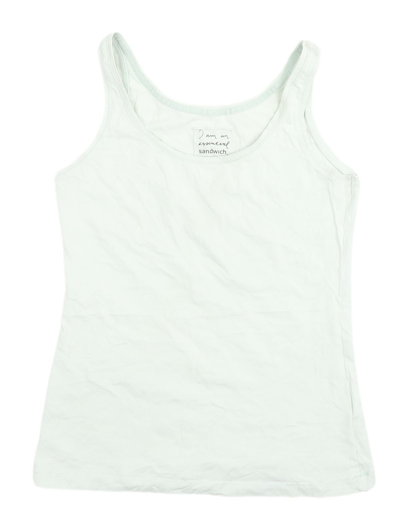 Sandwich Women’s White Sleeveless Tank Top - S