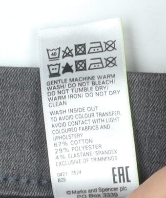Marks and Spencer Grey Jeggings Women Size 14