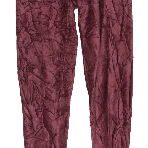 Marks and Spencer Women's Ankle Leggings, Size 6, Burgundy