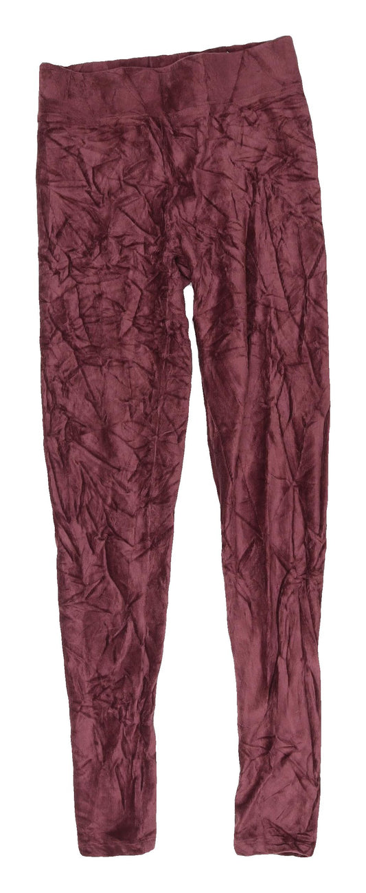 Marks and Spencer Women's Ankle Leggings, Size 6, Burgundy