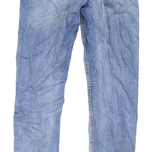 Primark Women's Blue Distressed Jeans Size 10