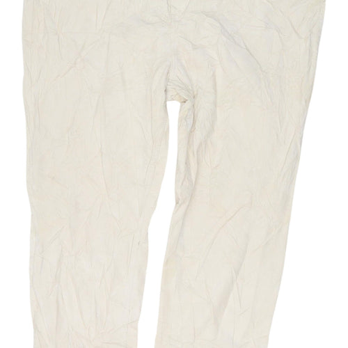 Marks and Spencer Women's Ivory Straight Trousers