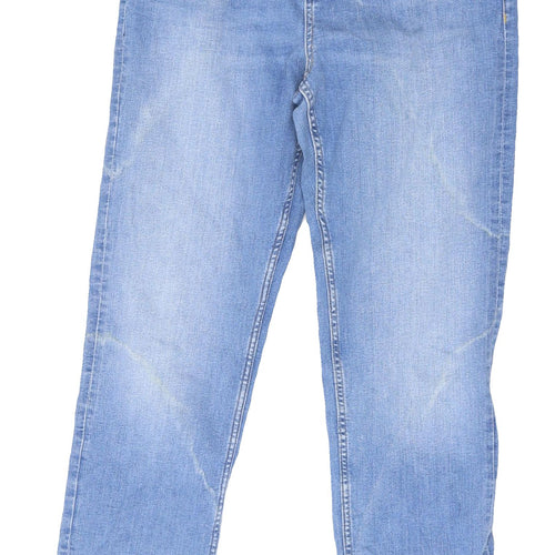 Marks and Spencer Women's Blue Straight Jeans Size 14