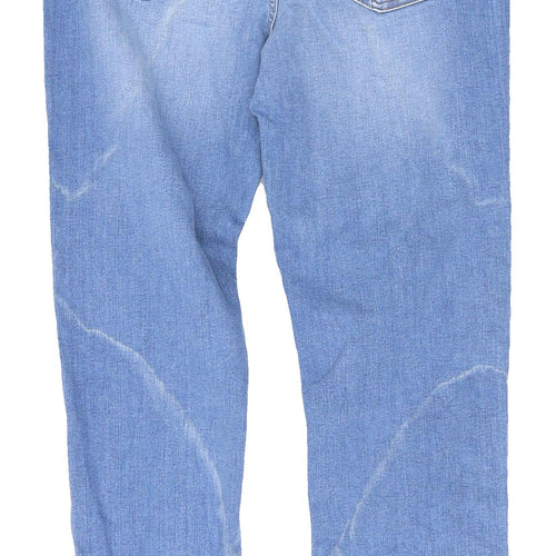 Marks and Spencer Women's Blue Straight Jeans Size 14