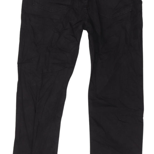Marks and Spencer Men's Black Straight Jeans 34