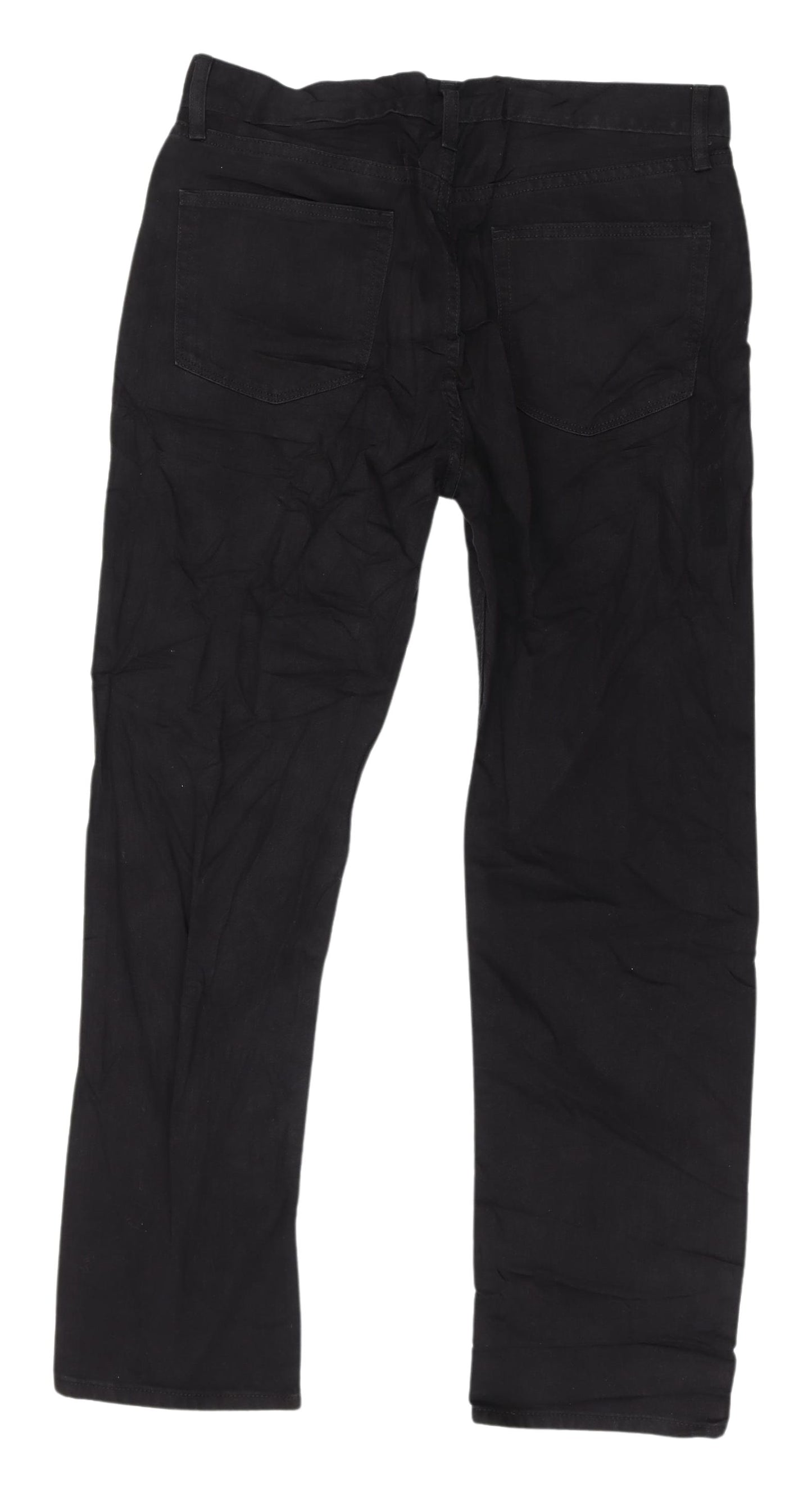 Marks and Spencer Men's Black Straight Jeans 34