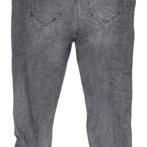 River Island Women’s Grey Jegging Jeans Size 16